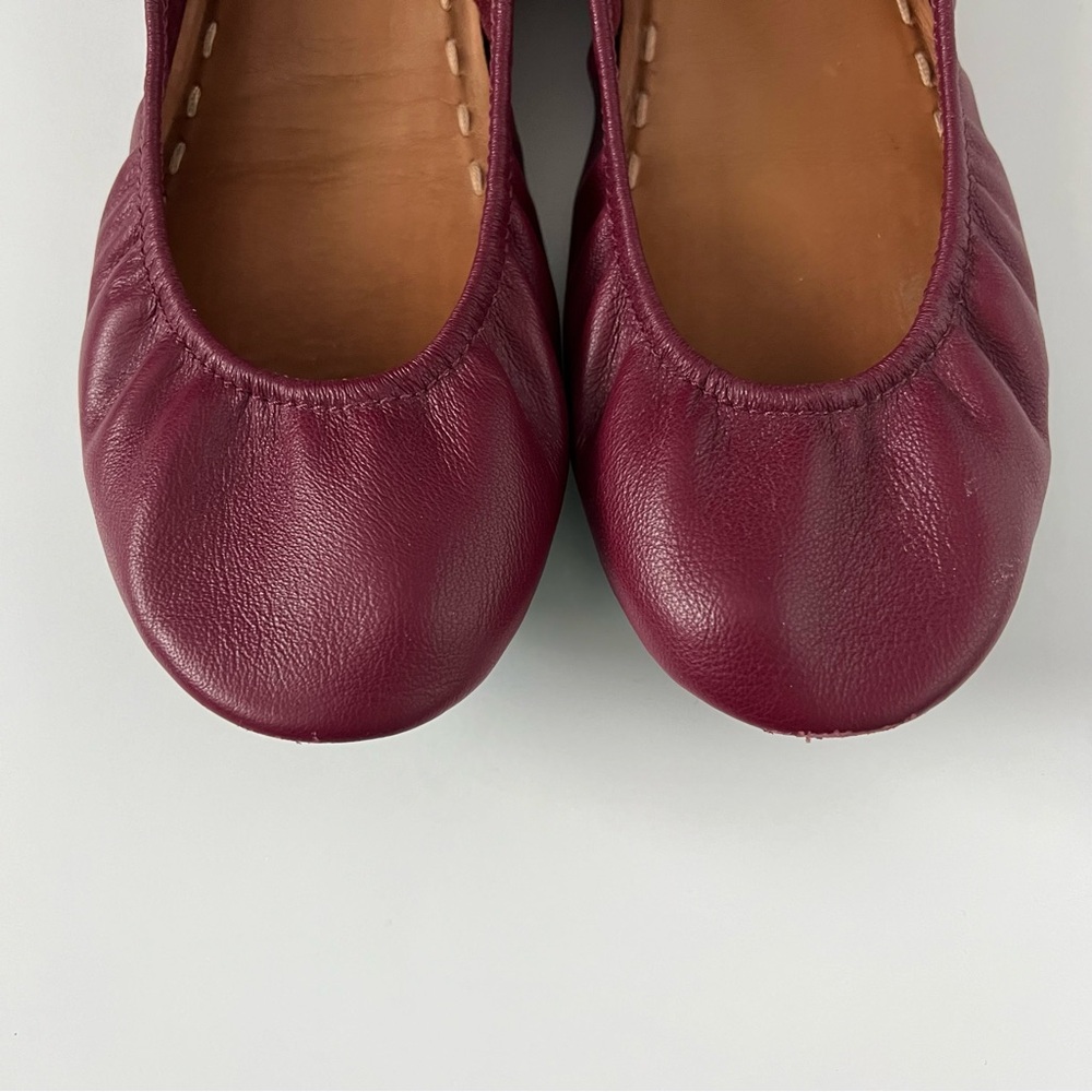 Burgundy Tieks Ballet Flats - Picture 4 of 7